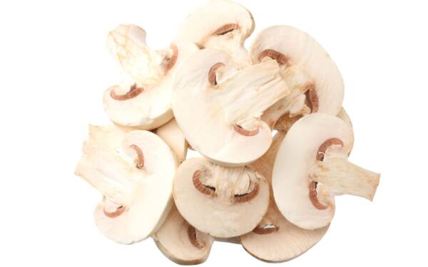 Buttons white Medium sliced 12/8 oz